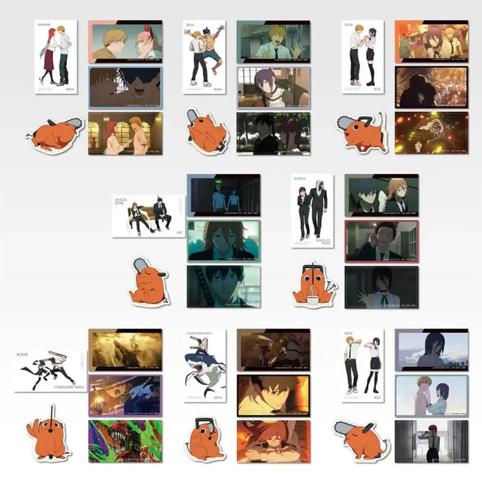 Ichiban Kuji Chainsaw Man Movie Reze Arc 2nd Edition - Hologram Sticker Set Lot G