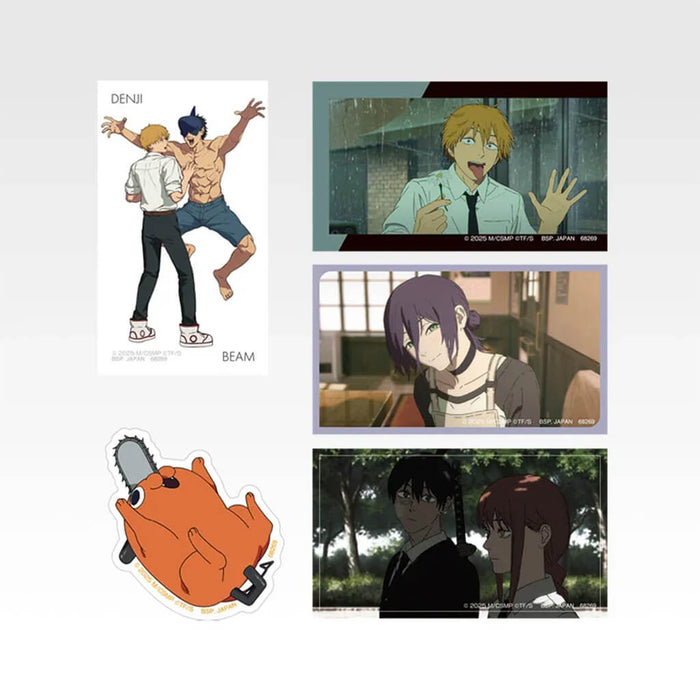 Ichiban Kuji Chainsaw Man Movie Reze Arc 2nd Edition - Hologram Sticker Set Lot G