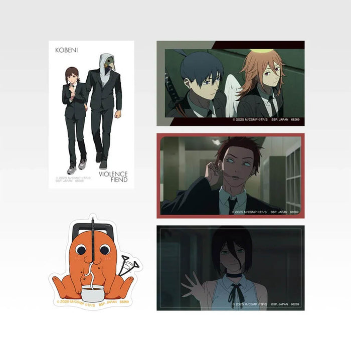 Ichiban Kuji Chainsaw Man Movie Reze Arc 2nd Edition - Hologram Sticker Set Lot G