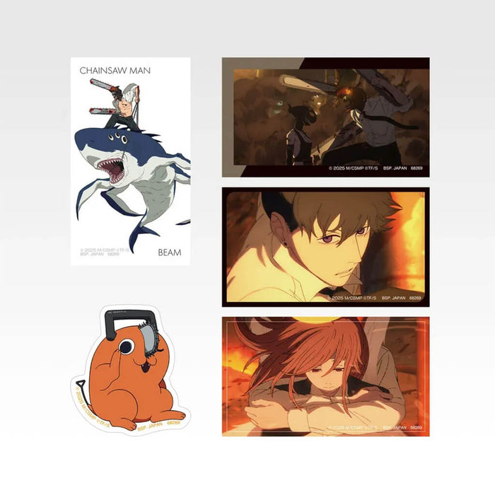 Ichiban Kuji Chainsaw Man Movie Reze Arc 2nd Edition - Hologram Sticker Set Lot G