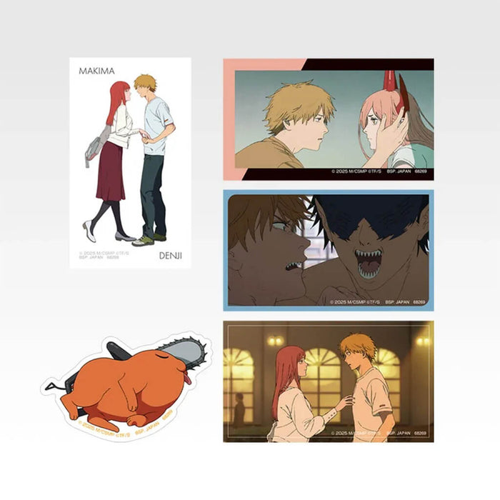 Ichiban Kuji Chainsaw Man Movie Reze Arc 2nd Edition - Hologram Sticker Set Lot G