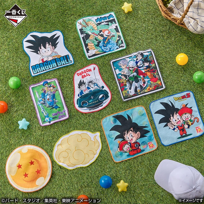 Ichiban Kuji Dragon Ball SPIRIT OF THE SAIYAN - Die-Cut Towel Full Set Lot J