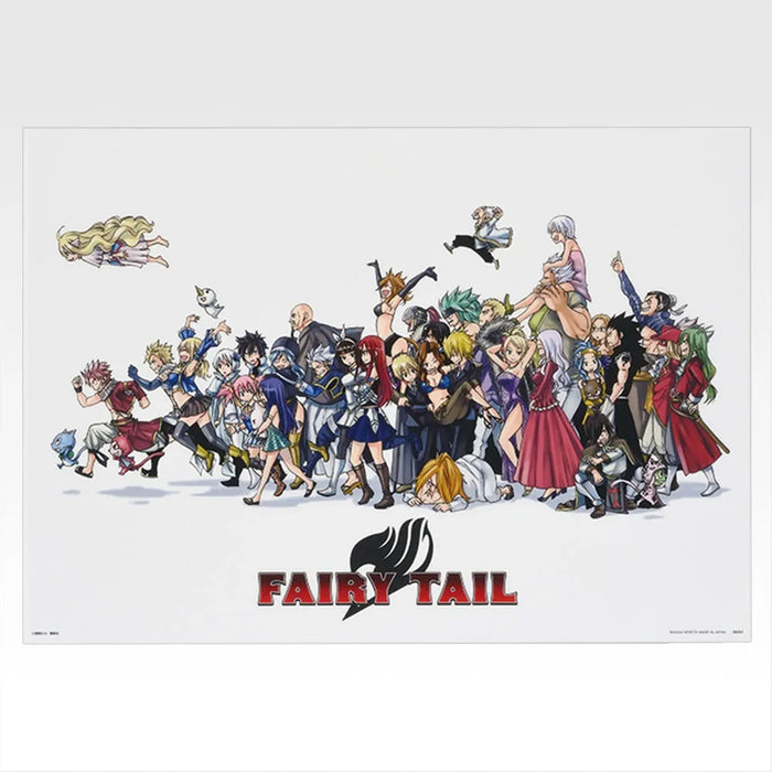 Ichiban Kuji FAIRY TAIL 20th ANNIVERSARY - Clear Poster Full Set Lot F