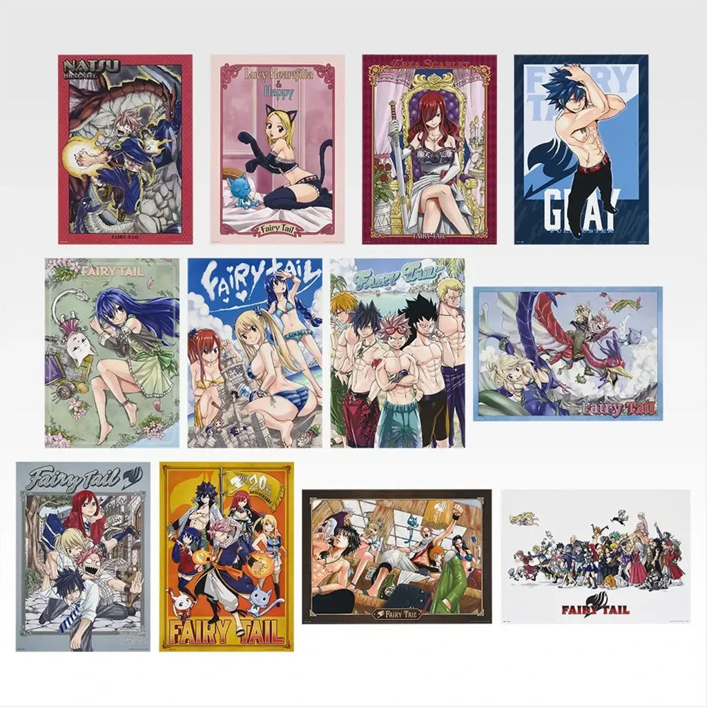 FAIRY TAIL 無印 2nd 3rdseason 83枚セットレンタル落ち Ichiban Kuji FAIRY TAIL 20th ANNIVERSARY - Clear Poster Full Set