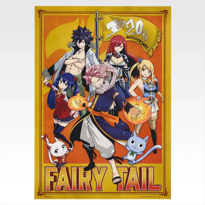 Ichiban Kuji FAIRY TAIL 20th ANNIVERSARY - Clear Poster Full Set Lot F