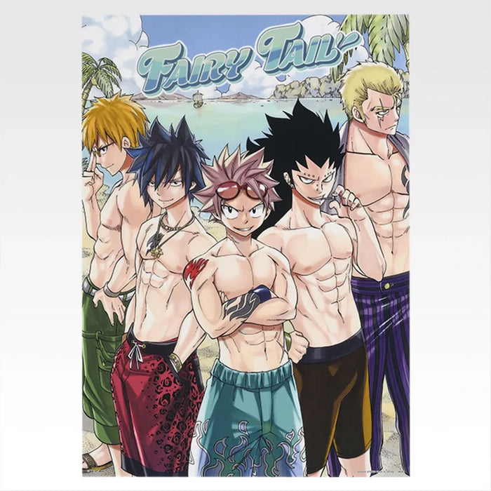 Ichiban Kuji FAIRY TAIL 20th ANNIVERSARY - Clear Poster Full Set Lot F