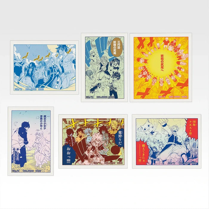 Ichiban Kuji FAIRY TAIL 20th ANNIVERSARY - Set completo de pegatinas Lot G