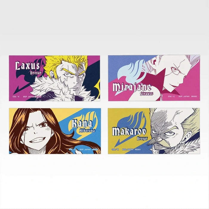 Ichiban Kuji FAIRY TAIL 20th ANNIVERSARY - Set completo de pegatinas Lot G