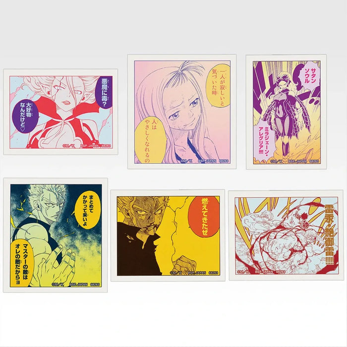 Ichiban Kuji FAIRY TAIL 20th ANNIVERSARY - Set completo de pegatinas Lot G
