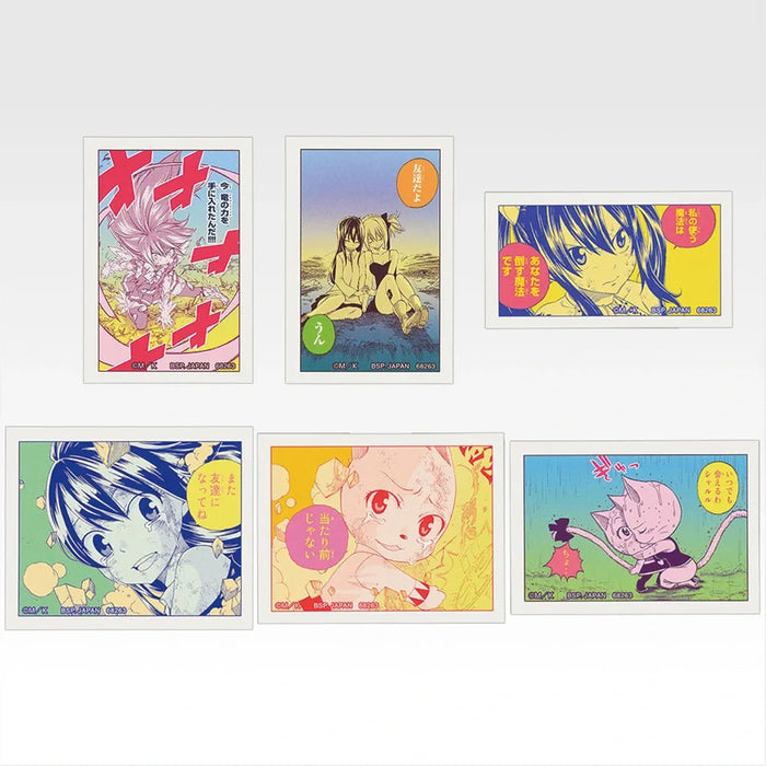 Ichiban Kuji FAIRY TAIL 20th ANNIVERSARY - Set completo de pegatinas Lot G