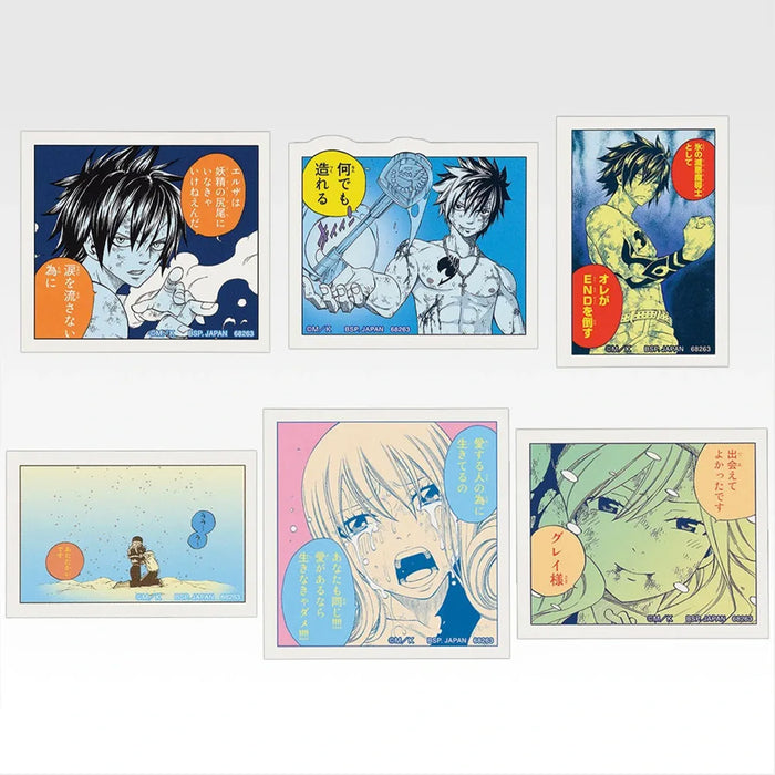 Ichiban Kuji FAIRY TAIL 20th ANNIVERSARY - Set completo de pegatinas Lot G