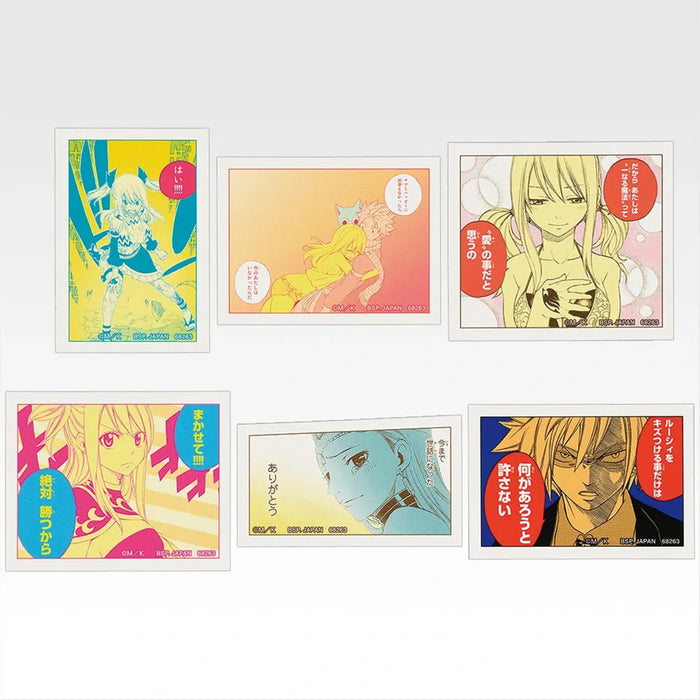 Ichiban Kuji FAIRY TAIL 20th ANNIVERSARY - Set completo de pegatinas Lot G