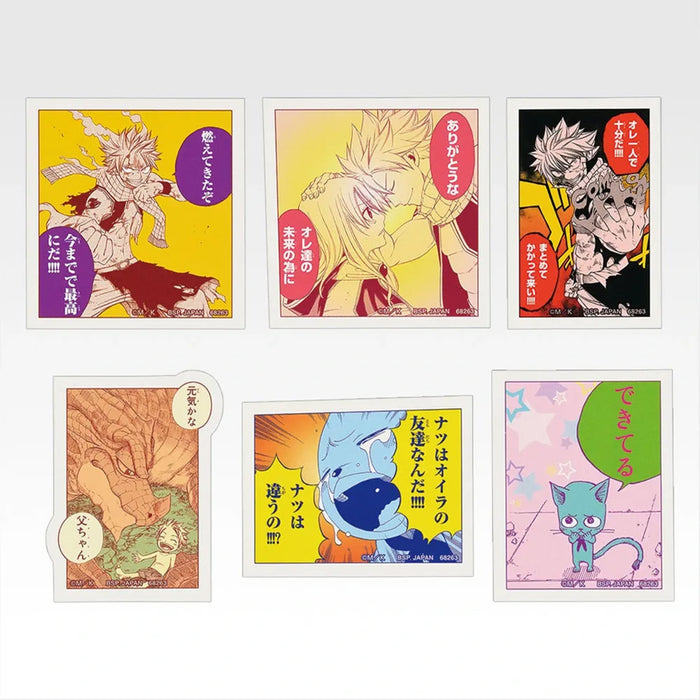 Ichiban Kuji FAIRY TAIL 20th ANNIVERSARY - Set completo de pegatinas Lot G