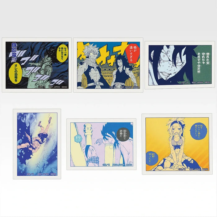 Ichiban Kuji FAIRY TAIL 20th ANNIVERSARY - Set completo de pegatinas Lot G