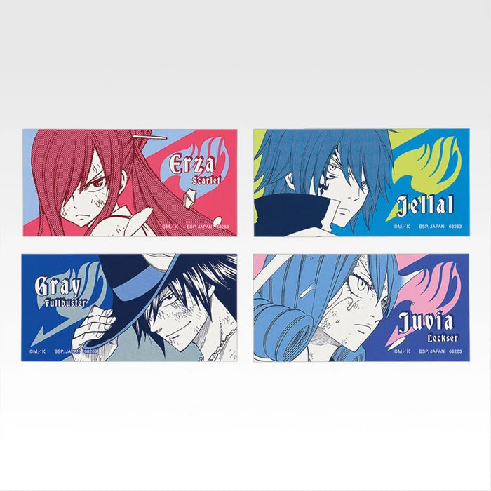 Ichiban Kuji FAIRY TAIL 20th ANNIVERSARY - Set completo de pegatinas Lot G