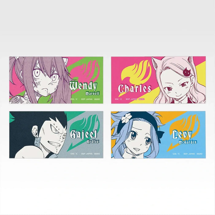 Ichiban Kuji FAIRY TAIL 20th ANNIVERSARY - Set completo de pegatinas Lot G