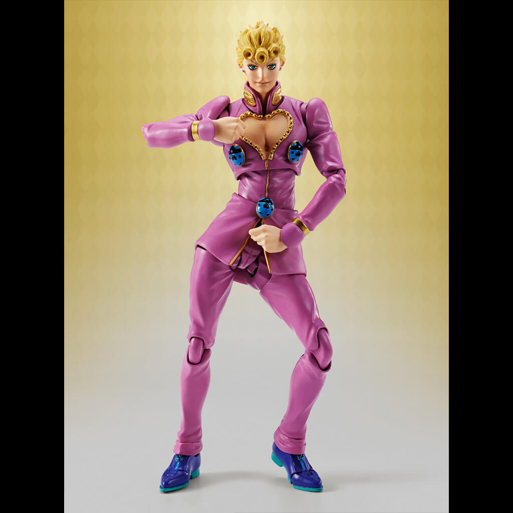 JOJO'S BIZARRE ADVENTURE GOLDEN WIND - FIGURA GIORNO GIOVANNA SH FIGUARTS