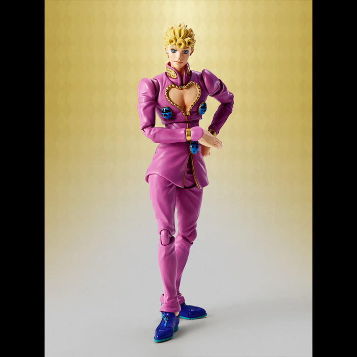 JOJO'S BIZARRE ADVENTURE GOLDEN WIND - FIGURA GIORNO GIOVANNA SH FIGUARTS