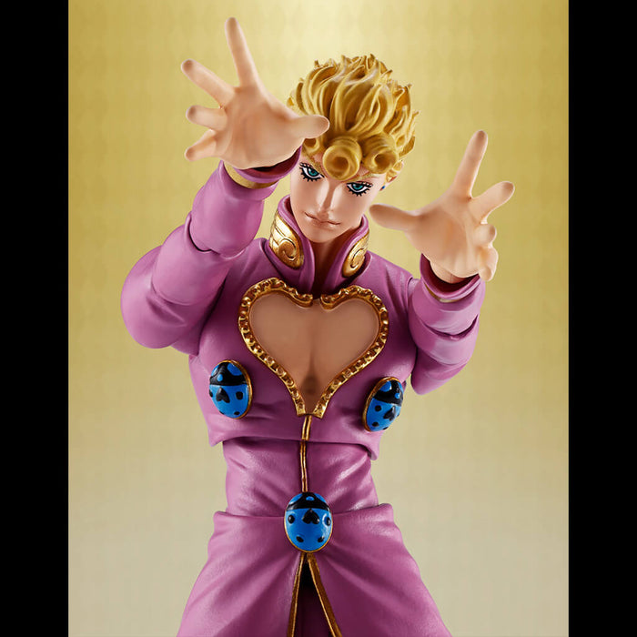 JOJO'S BIZARRE ADVENTURE GOLDEN WIND - FIGURA GIORNO GIOVANNA SH FIGUARTS