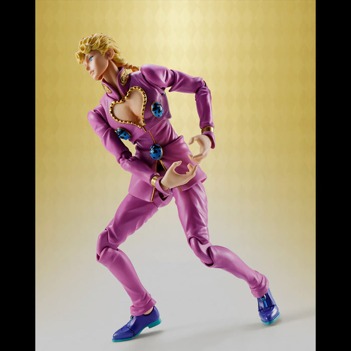 JOJO'S BIZARRE ADVENTURE GOLDEN WIND - FIGURA GIORNO GIOVANNA SH FIGUARTS