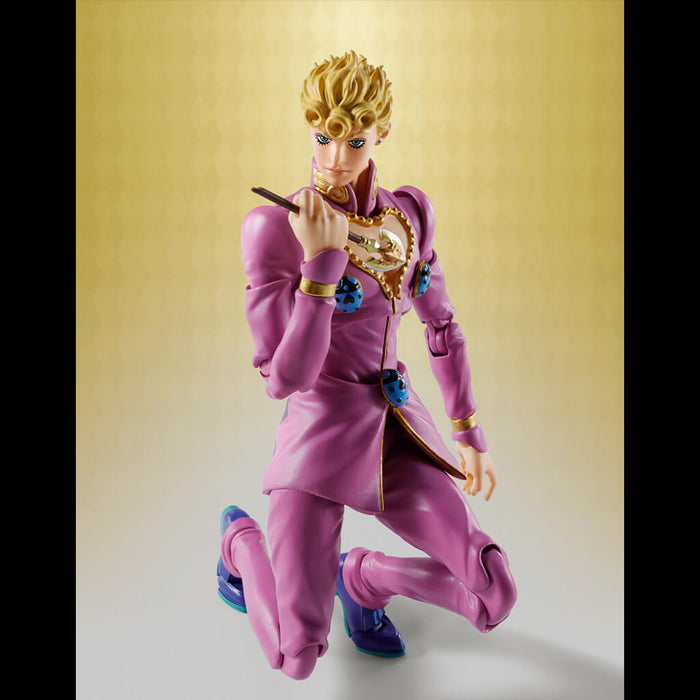 JOJO'S BIZARRE ADVENTURE GOLDEN WIND - FIGURA GIORNO GIOVANNA SH FIGUARTS