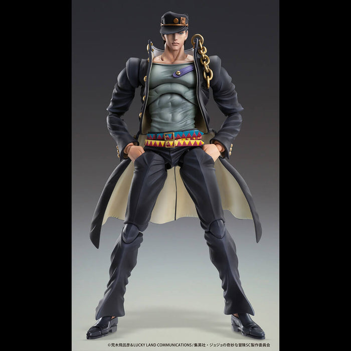 JOJO'S BIZARRE ADVENTURE STARDUST CRUSADERS - FIGURINE JOTARO KUJO VER.2 SUPER ACTION STATUE