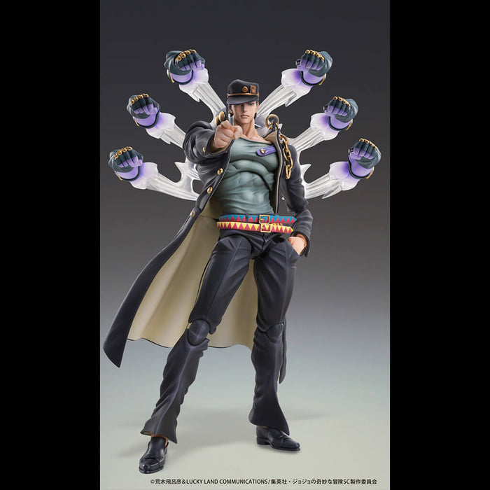 JOJO'S BIZARRE ADVENTURE STARDUST CRUSADERS - FIGURINE JOTARO KUJO VER.2 SUPER ACTION STATUE