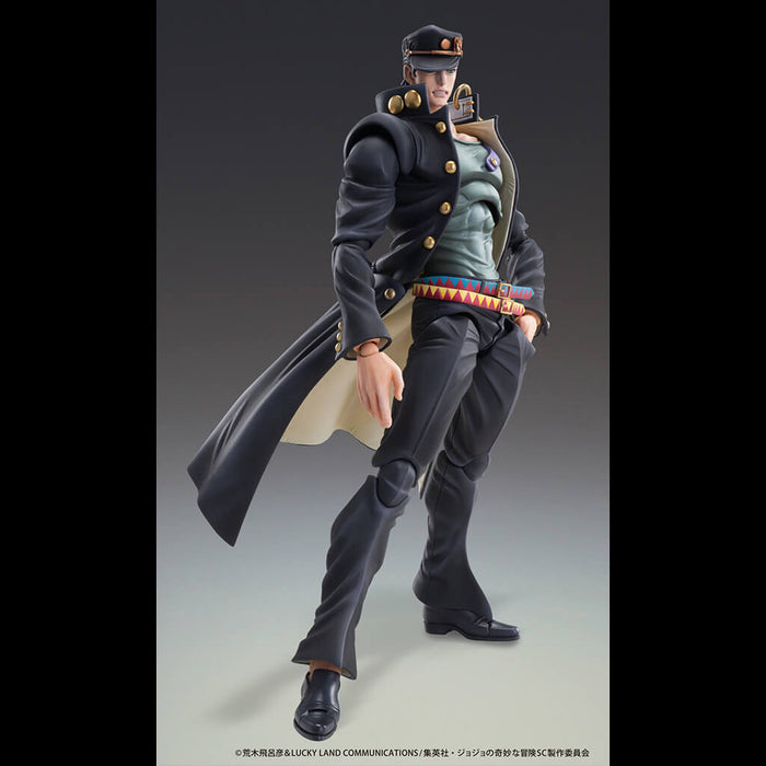 JOJO'S BIZARRE ADVENTURE STARDUST CRUSADERS - FIGURINE JOTARO KUJO VER.2 SUPER ACTION STATUE