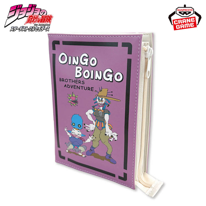 JOJO'S BIZARRE ADVENTURE STARDUST CRUSADERS - OINGO BOINGO PROPHECY BOOK-SHAPED FAUX LEATHER POUCH