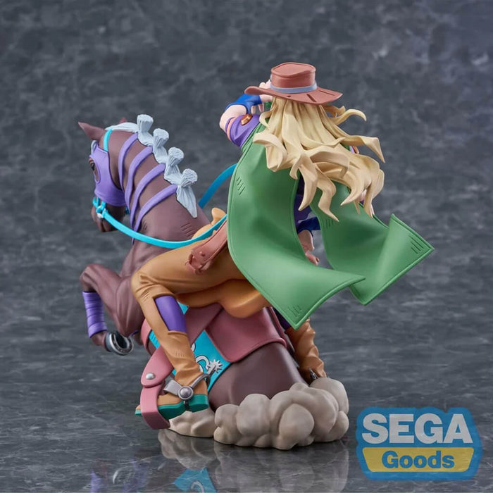 JOJO'S BIZARRE ADVENTURE STEEL BALL RUN - FIGURA GYRO ZEPPELI & VALKYRIE XROSS LINK