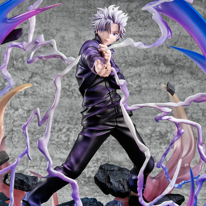 JUJUTSU KAISEN - FIGURINE SATORU GOJO HOLLOW PURPLE VER. DX FIGURE JAPANDCO 3c