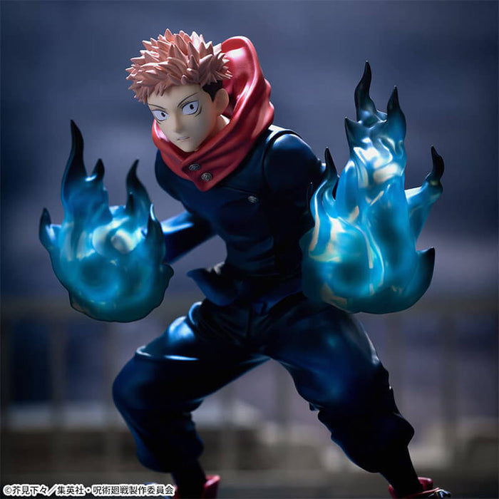 JUJUTSU KAISEN - FIGURINE YUJI ITADORI FIGHTING TOGETHER LUMINASTA JAPANDCO 2