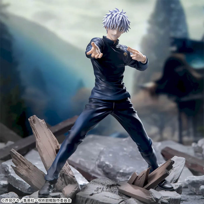 JUJUTSU KAISEN - FIGURINE SATORU GOJO FIERCE BATTLE LUMINASTA