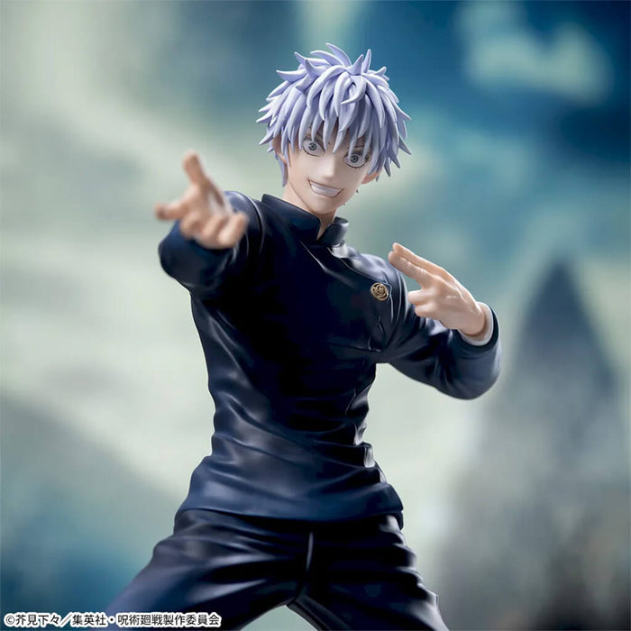 JUJUTSU KAISEN - FIGURINE SATORU GOJO FIERCE BATTLE LUMINASTA