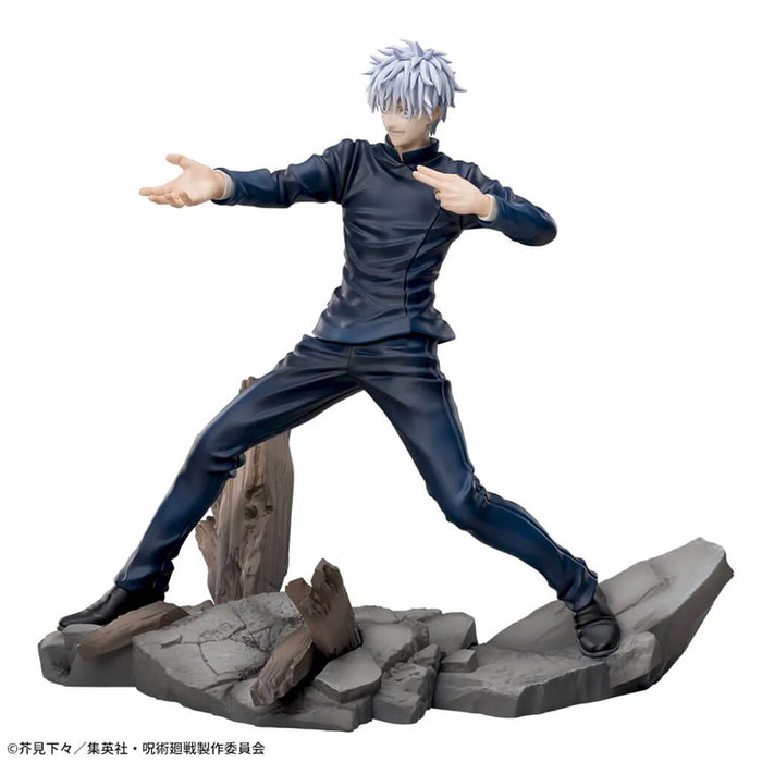 JUJUTSU KAISEN - FIGURINE SATORU GOJO FIERCE BATTLE LUMINASTA