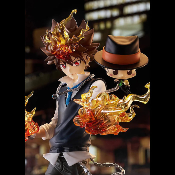 KATEKYO HITMAN REBORN! - FIGURINE TSUNAYOSHI SAWADA & REBORN POP UP PARADE SP