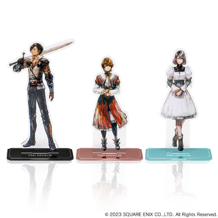 KUJI FINAL FANTASY XVI COMMEMORATIVE - ACRYLIC STAND FULL SET LOT E JAPANDCO 3c