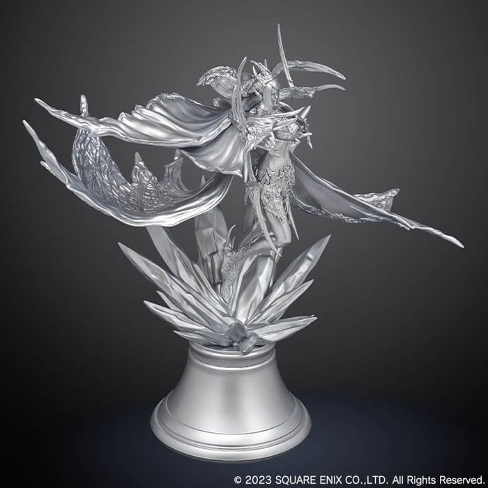 KUJI FINAL FANTASY XVI COMMEMORATIVE - FIGURINE SUMMONED BEAST SHIVA SILVER VER. LAST ONE JAPANDCO 3c