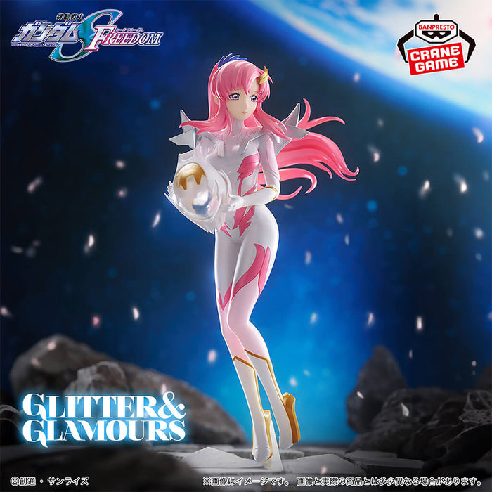 FIGURA DE LACUS CLYNE (VERSIÓN CON TRAJE DE PILOTO) DE GUNDAM SEED FREEDOM CON TRAJE MÓVIL BRILLO Y GLAMOUR