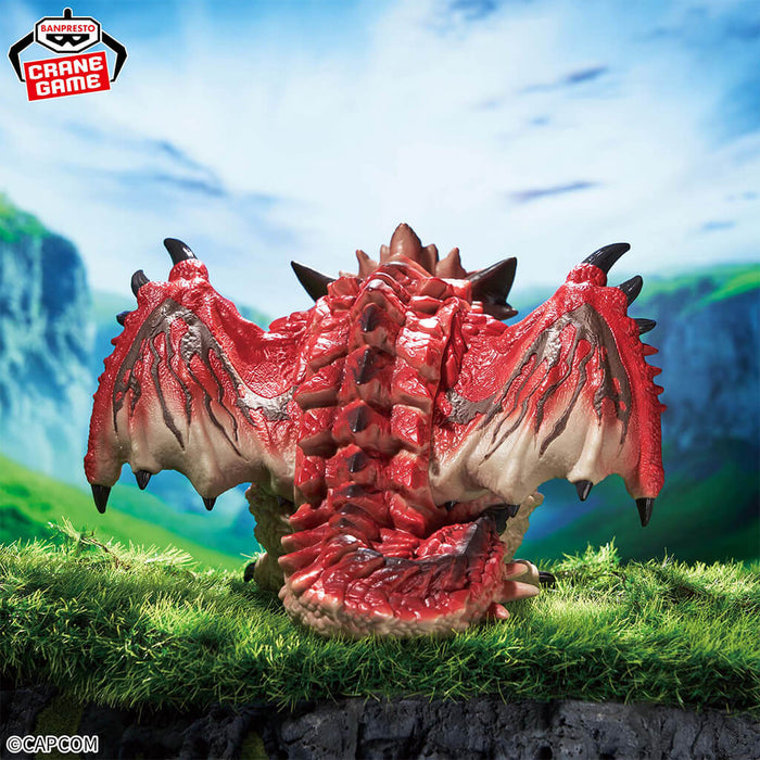 CAZADOR DE MONSTRUOS - FIGURA DE BESTIAS SENTADAS DEL DRAGÓN DE FUEGO MASCULINO RATHALOS