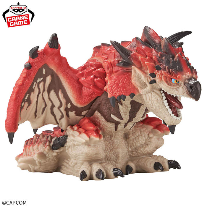 CAZADOR DE MONSTRUOS - FIGURA DE BESTIAS SENTADAS DEL DRAGÓN DE FUEGO MASCULINO RATHALOS