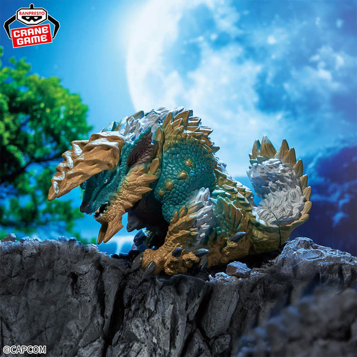 CAZADOR DE MONSTRUOS - FIGURA DE BESTIAS SENTADAS DE THUNDER WOLF WYVERN ZINOGRE