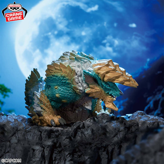 CAZADOR DE MONSTRUOS - FIGURA DE BESTIAS SENTADAS DE THUNDER WOLF WYVERN ZINOGRE