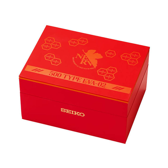 MONTRE SEIKO x EVANGELION SHINKANSEN 500 TYPE EVA-02 JAPAN EXCLUSIVE