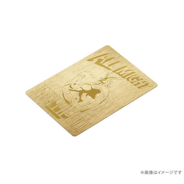 MY HERO ACADEMIA - ALL MIGHT CARD SILVER (YELLOW GOLD COATING)