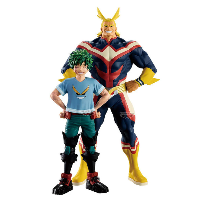 MY HERO ACADEMIA - FIGURES ALL MIGHT & IZUKU MIDORIYA (10th ANNIVERSARY VER.) THE AMAZING HEROES