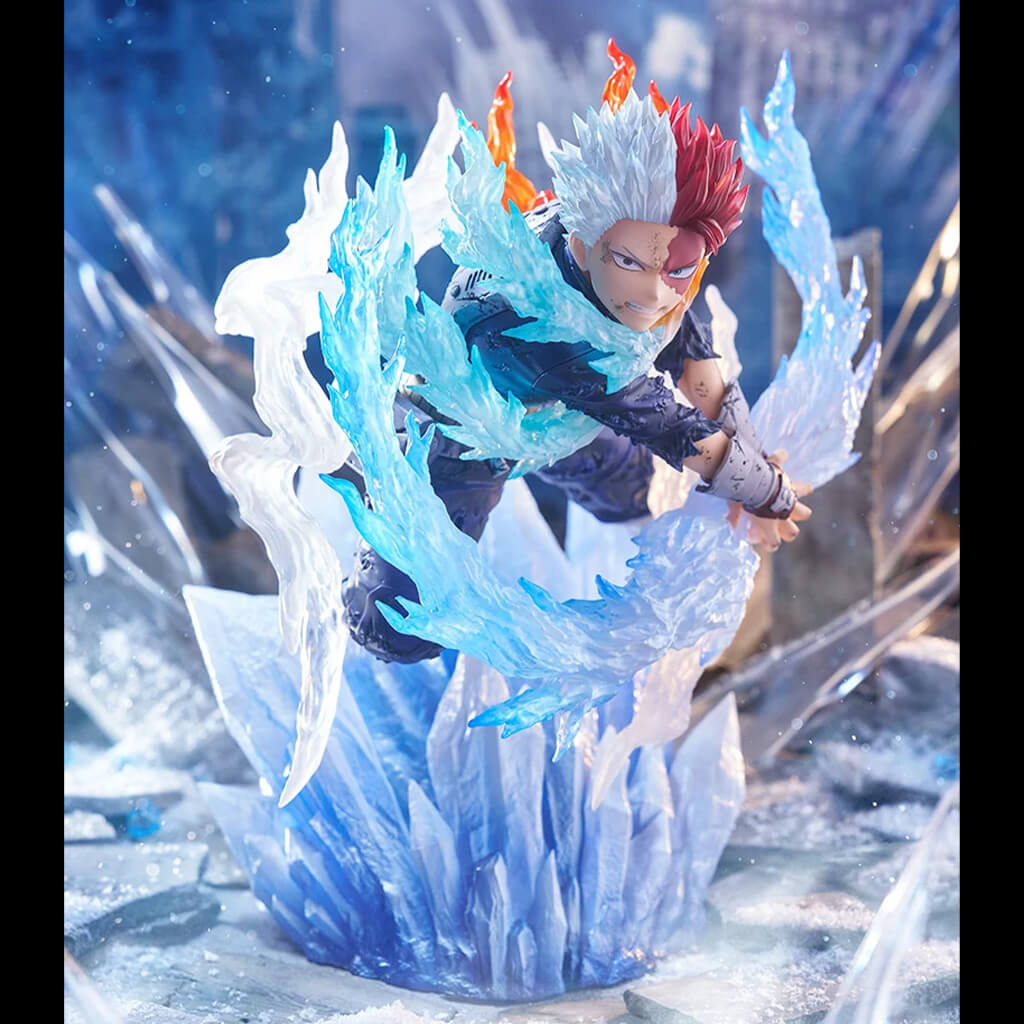 MY HERO ACADEMIA - FIGURA SHOTO TODOROKI COLD FLAME WHITE BLADE VER. ARTFXJ