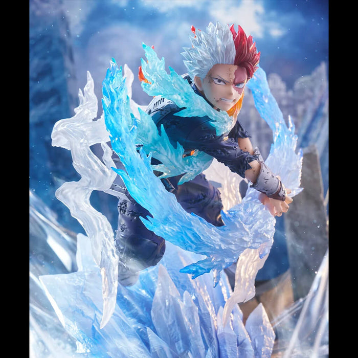 MY HERO ACADEMIA - FIGURINE SHOTO TODOROKI COLD FLAME WHITE BLADE VER. ARTFXJ