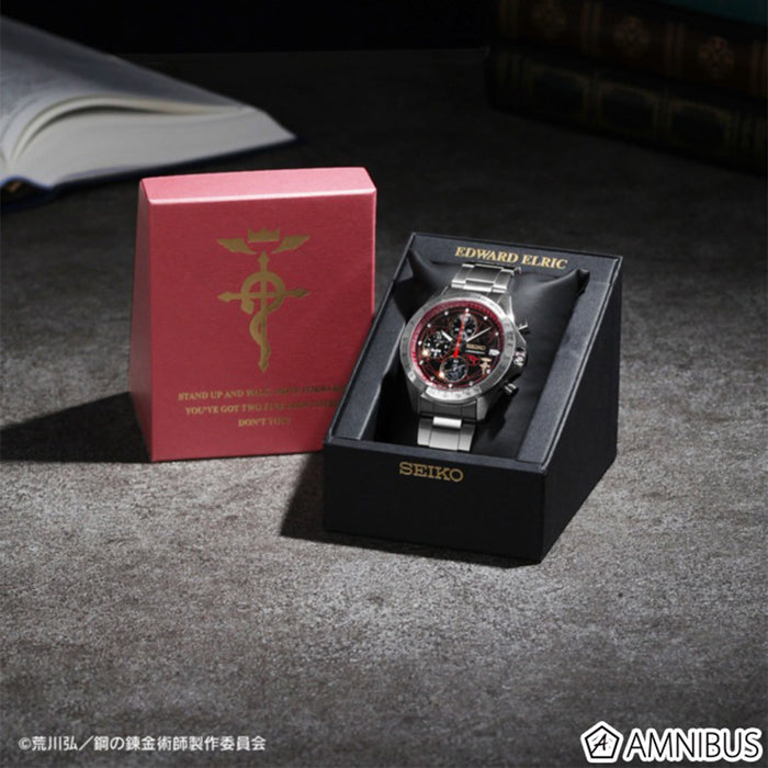 Reloj Seiko x Fullmetal Alchemist Brotherhood (Edward Elric Model) Japan Exclusive