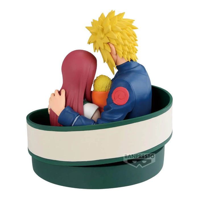 NARUTO - FIGURINE DIORAMA MINATO & KUSHINA & NARUTO 72 SERIES 53